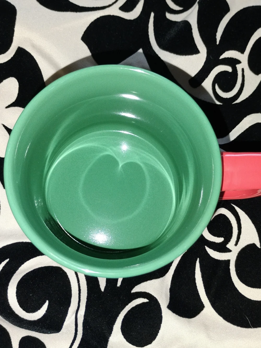 Starbucks Green and Red Ceramic Mug